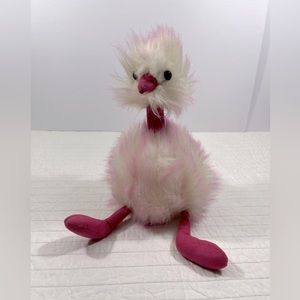 Jellycat London Raspberry Ripple Pom Pom Ostritch *Damaged*